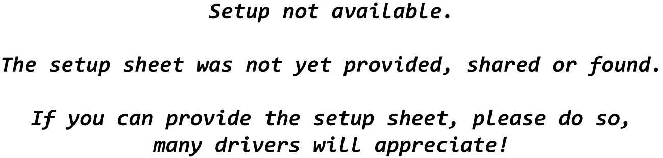 Setup Sheet